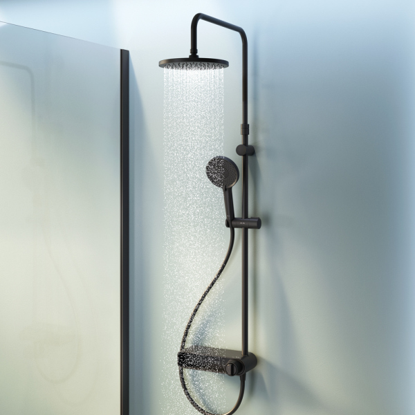 Душевая система со смесителем-полкой AM.PM X-Joy, F0785A622