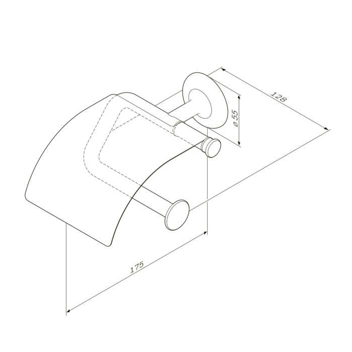 Держатель туалетной бумаги AM.PM Like A80341500