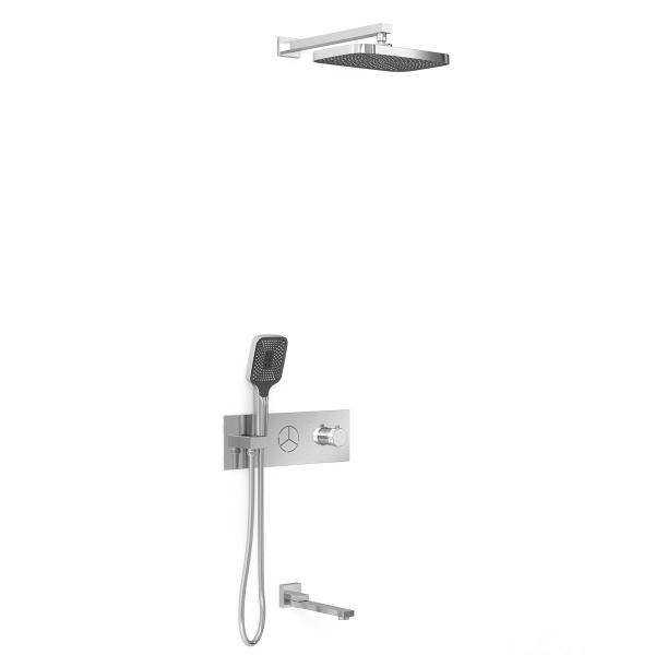 Душевой комплект Vincea VSFW-432T1CH встраиваемый, термостатический, 3 режима, хром