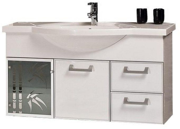 Тумба под раковину Акватон Сайгон 110 (1A106001SA010) белая