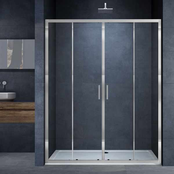 Душевая дверь Vincea Alpha VDS-3AL2170MT, 1700, хром, стекло текстурное