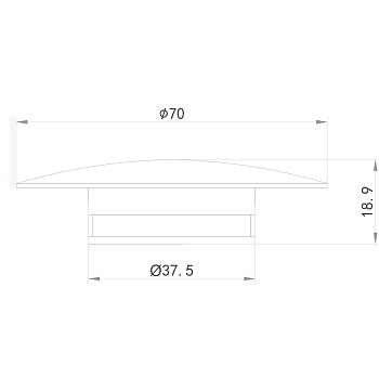 Накладка на слив ABBER AB0003 черная