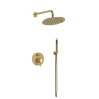 Душевой комплект Vincea Desire VSFW-1D1GM, встраиваемый, 2 режима, брашированное золото