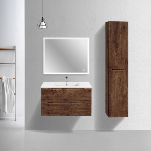 Тумба с раковиной Vincea Mia Slim 900 подвесная, R.Wood, VMC-2MC900S1RW+VBS-13990S1 Тумба с раковиной Vincea Mia Slim 900 подвесная, R.Wood, VMC-2MC900S1RW+VBS-13990S1