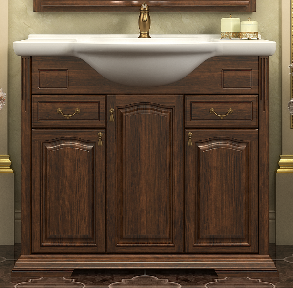 Тумба без раковины Opadiris Риспекто 80, 9003 (Раковина Opadiris Kirovit Классик 80), 00-00006024