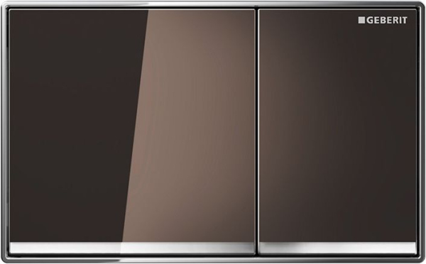 Кнопка смыва Geberit Omega 60 115.081.SQ.1 умбра