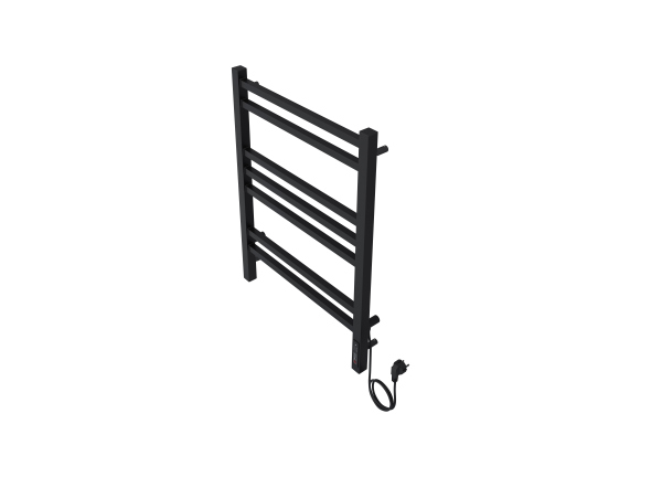 Полотенцесушитель электрический Aquatek Альтаир П7 500х700 мм, черный муар, AQ EL KP0770BL