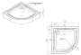 Поддон для душа AM.PM Gem W90T-401-100W 100x100