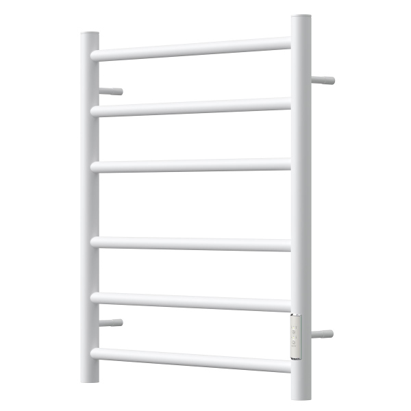 Полотенцесушитель электрический Point PN10856W П6 500x600 диммер справа, белый