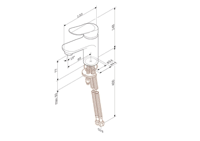 Смеситель для раковины AM.PM Sunny, F85C02100