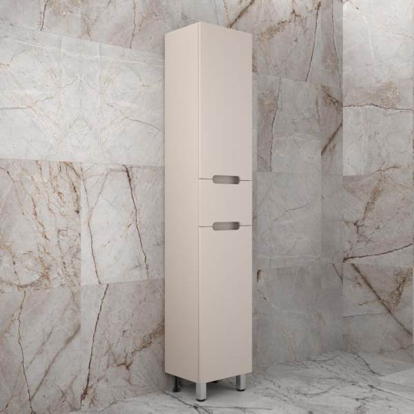 Пенал напольный "Матис" 36 см 1 ящик, КРЕМ, PLUS, ЭМАЛЬ, ЛС-00002392