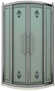 Душевой уголок Cezares Retro scorrevole R2 100 PP Cr