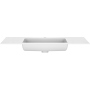 Тумба с раковиной Vincea Chiara 600 подвесная, 1 выкатной ящик soft-close, G.Stone, VMC-2C600GS+VCB-13600G