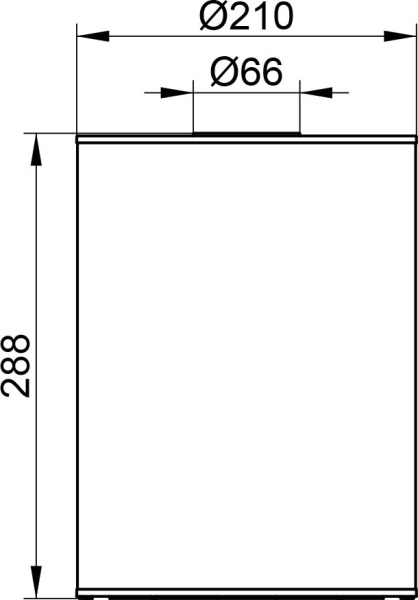 Мусорное ведро Keuco Plan 04989 белый лак, черное
