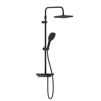 Душевая система с ванно-душевым смесителем-полкой Damixa Merkur, 940730300