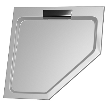 Душевой поддон трапеция RGW STA-61Co Бетон, 16330599-10, 90*90*3