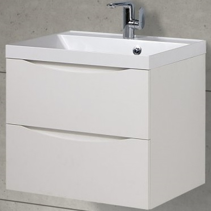 Belbagno База под раковину подвесная с двумя выкатными ящиками, MARINO-600-2C-SO-BO-P