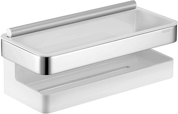 Полка Keuco Collection Moll со стеклоочистителем, белая