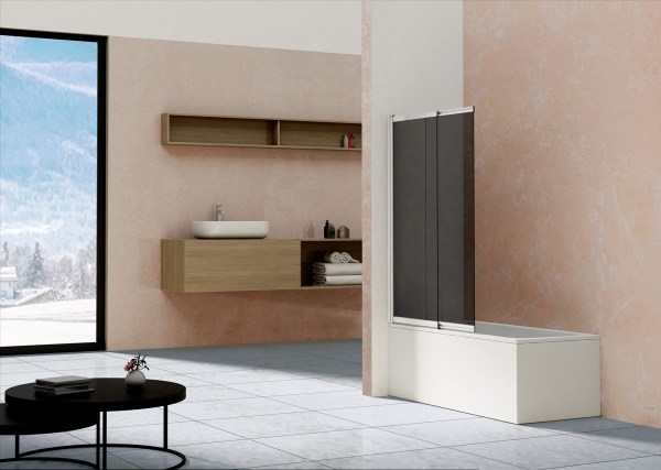 Душевая шторка на ванну Vincea VSB-1E100CGB, 1000*1450, матовый черный, стекло тонированное Душевая шторка на ванну Vincea VSB-1E100CGB, 1000*1450, матовый черный, стекло тонированное