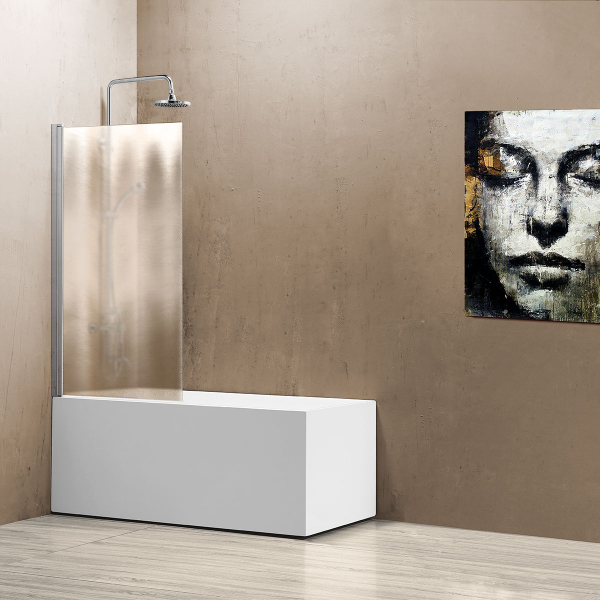 Душевая шторка на ванну Vincea VSB-11800CH, 800*1400, хром, стекло шиншилла Душевая шторка на ванну Vincea VSB-11800CH, 800*1400, хром, стекло шиншилла