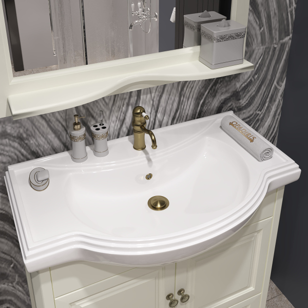 Раковина Opadiris Kirovit Классик 80 4620008198941 Белая