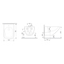 Биде подвесное AM.PM Inspire V2.0, C50A3411WH