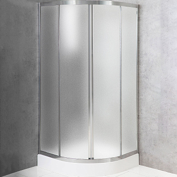 DUE-R-2-90-P-Cr Душевой уголок