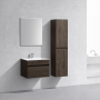 Тумба с раковиной Vincea Chiara 600 подвесная, 1 выкатной ящик soft-close, R.Oak, VMC-2C600RO+VCB-13600G