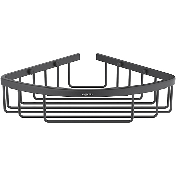 Полка корзина Aquatek AQ4906MB угловая Черная матовая