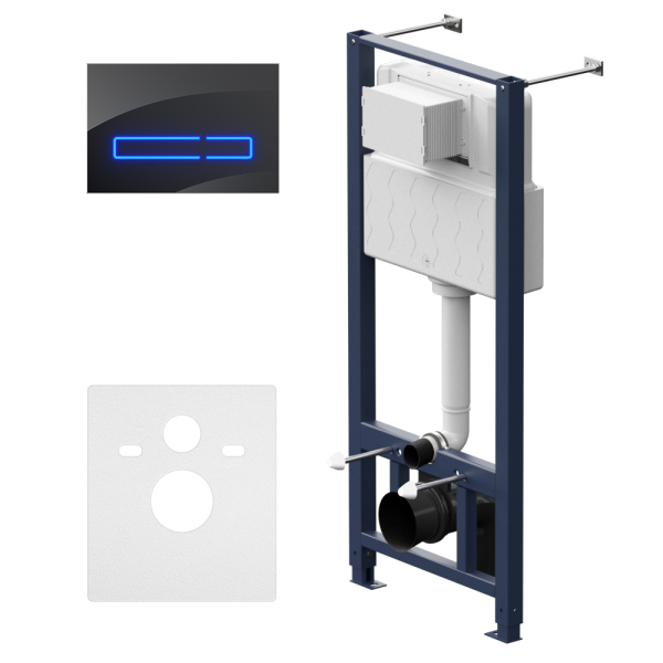 Инсталляция для подвесного унитаза с сенсорной клавишей Touchless Pro AM.PM Pro, I012704.50A38