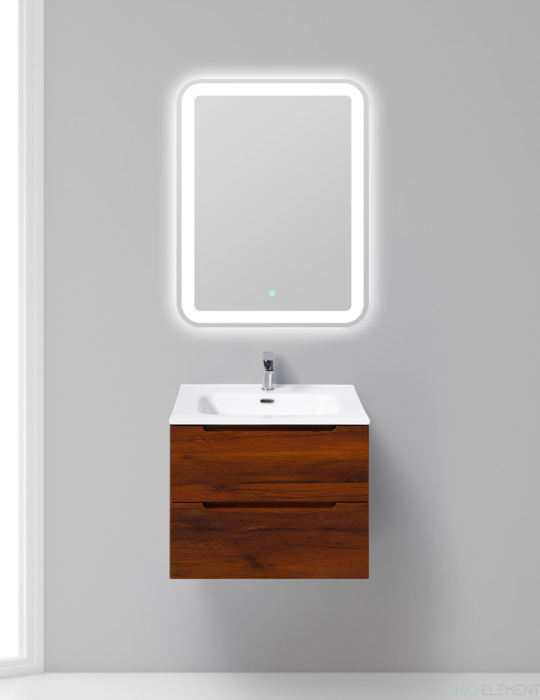 Belbagno База под керамическую раковину подвесная с двумя выкатными ящиками, ETNA-600-2C-SO-RC-P