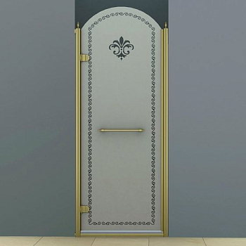 Душевая дверь в нишу Cezares Retro A B1 90 CP Br L