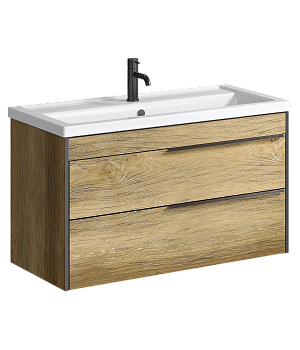 Подвесная тумба без раковины AQWELLA 100см., FRG0110DB