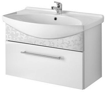 Тумба под раковину Dreja Ornament 50033 белая