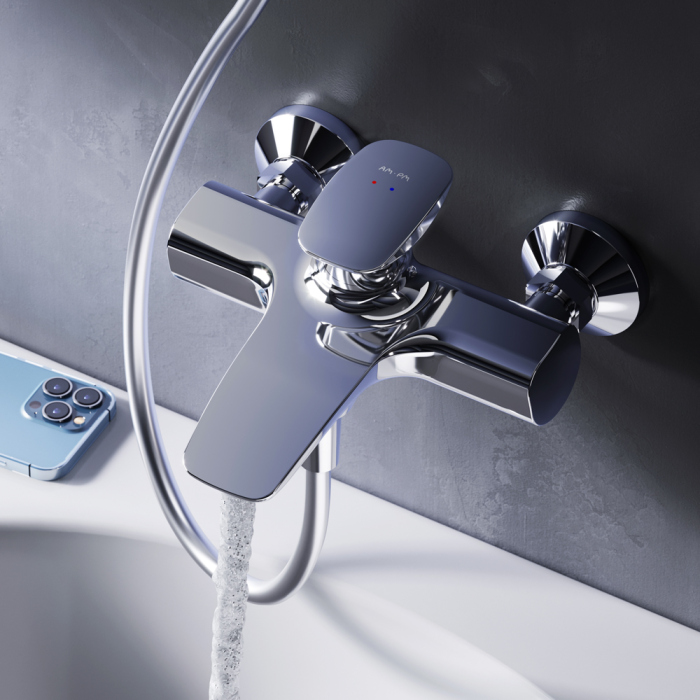 Смеситель AM.PM Spirit V2.0 F70A10000 для ванны с душем