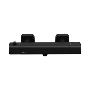 Смеситель настенный термостатический для душа без гарнитуры TD F 033.20/150 черный Смеситель настенный термостатический для душа без гарнитуры TD F 033.20/150 черный