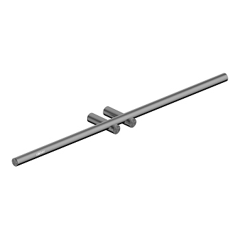 Полотенцедержатель двойной ABBER Osten 316 AA1855BGG оружейная сталь брашированная