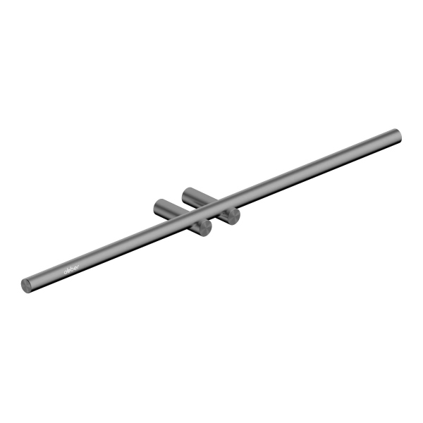 Полотенцедержатель двойной ABBER Osten 316 AA1855BGG оружейная сталь брашированная