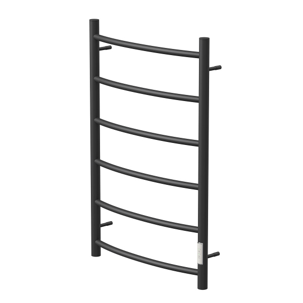 Полотенцесушитель электрический Point PN04858B П6 500x800 диммер справа, черный