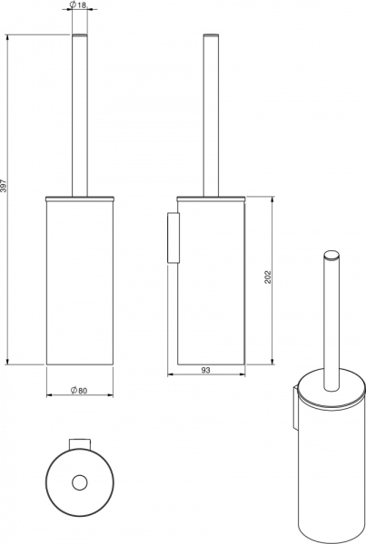 Ершик Langberger 70672