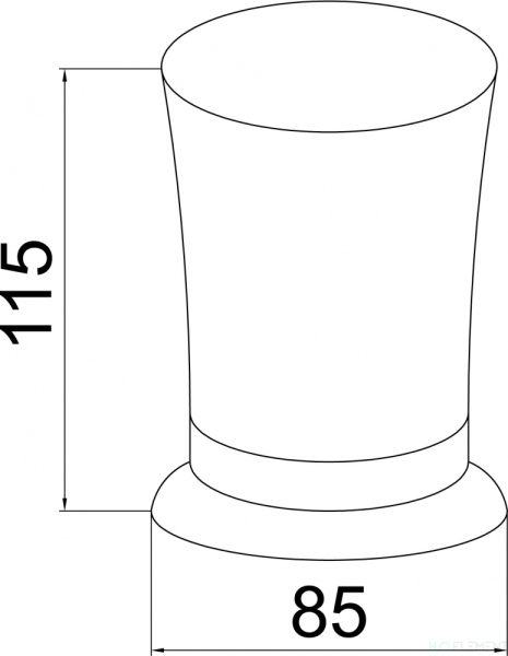 Стакан Boheme Imperiale 10412