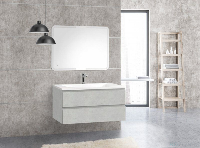 Тумба с раковиной Cezares Molveno 100 beton
