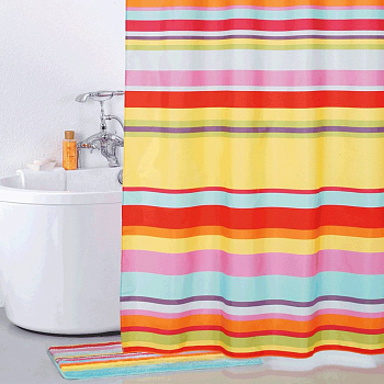 Штора для ванной Iddis Summer Stripes