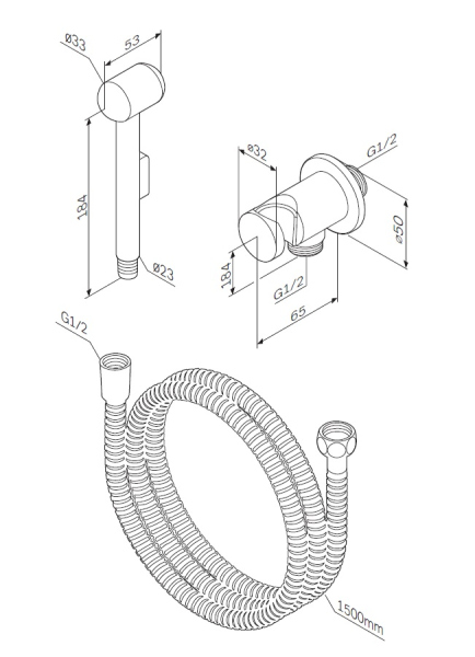 Гигиенический душ AM.PM F0202100