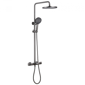 Душевая стойка ABBER Thermostat AF8516NGL с термостатом и изливом, никель