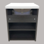 Тумба-умывальник Comforty "Барселона-60" венге с раковиной Comforty XD-F60