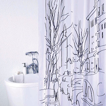 Штора для ванной Iddis Street Line