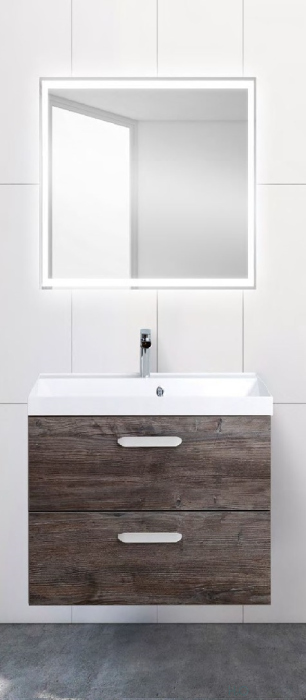 Belbagno База под раковину подвесная с двумя выкатными ящиками, AURORA-700-2C-SO-PP