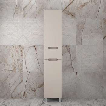 Пенал напольный "Матис" 36 см 1 ящик, КРЕМ, PLUS, ЭМАЛЬ, ЛС-00002392