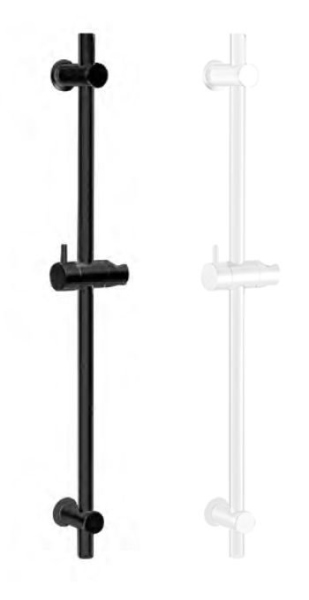 CZR-B-SD-BIO Душевая штанга круглое сечение, исполнение белый матовый CZR-B-SD-BIO Душевая штанга круглое сечение, исполнение белый матовый